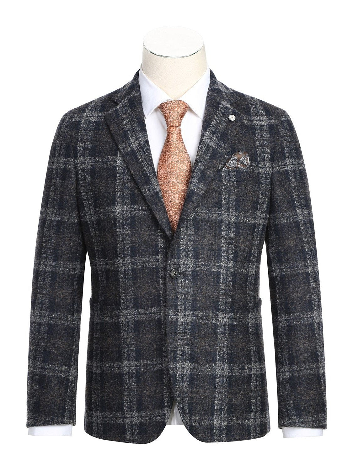 Blazer de media lona para hombre