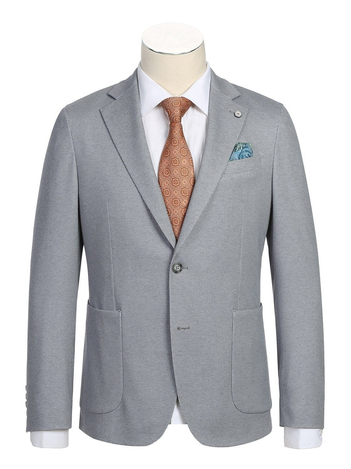 Blazer de media lona para hombre