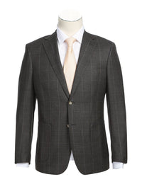 Thumbnail for English Laundry Slim Fit Two Button Brown Wool Notch Lapel Suit