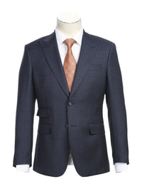 Thumbnail for English Laundry Slim Fit Two Button Gray Wool Notch Lapel Suit