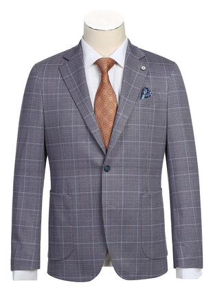 Men's Half Canvas Blazer