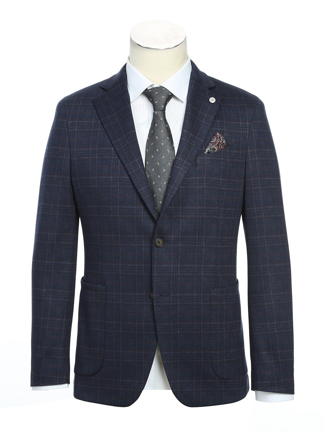 Blazer de media lona para hombre