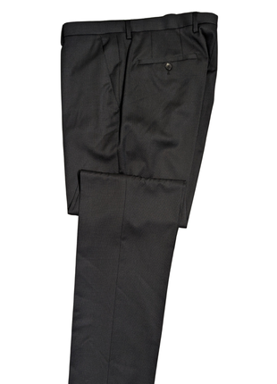 Hugo Boss Guabello collection Textured Black Water Repellent Wool 2-Button Suit - 40R