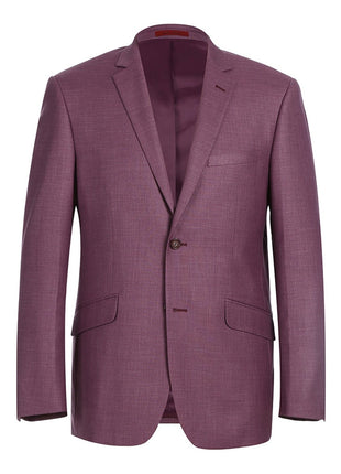 Raphael Men's Slim Fit Notch Lapels Solid Suits