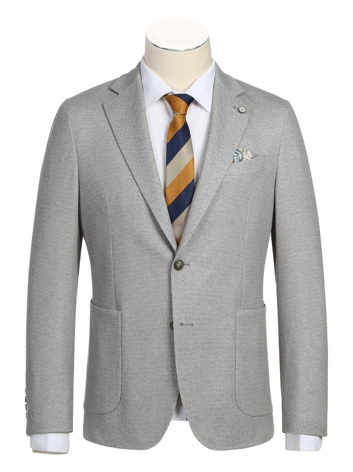 Blazer de media lona para hombre