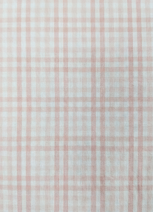 Modena Windowpane Pink & White Contemporary Fit Spread Collar Cotton Blend Stretch Dress Shirt