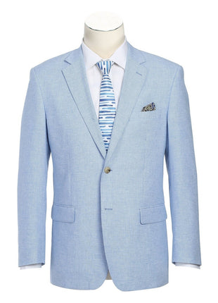 Men's Classic Fit Blazer Linen/Cotton Sport Coat - The Suit Depot