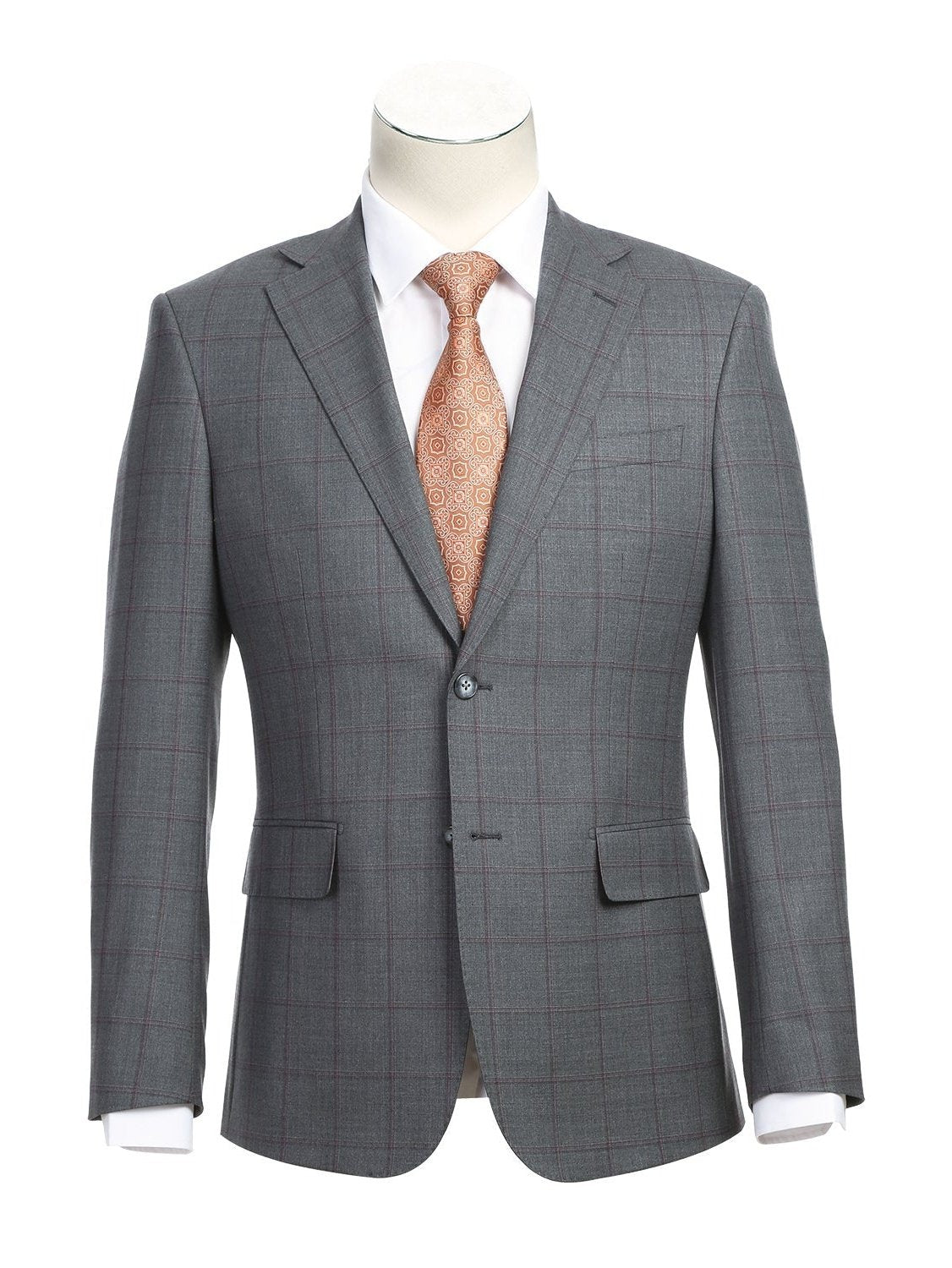 English Laundry Slim Fit Two Button Wool Notch Lapel Suit