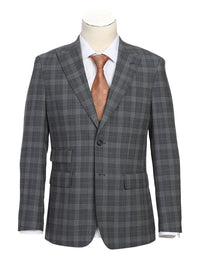 Thumbnail for Gray Check Peak Wool Suit