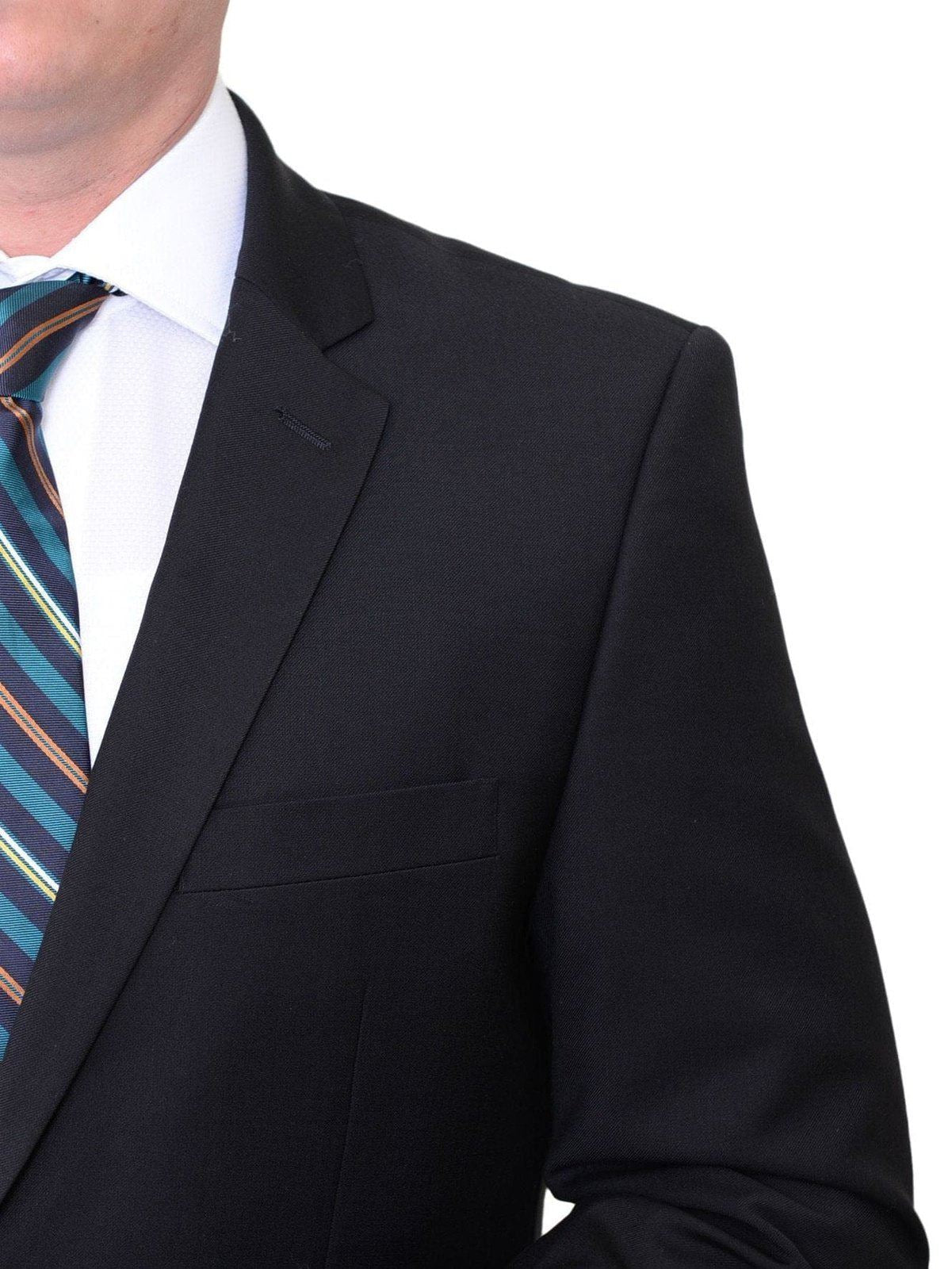 Creativo Slim Fit Solid Black Two Button Suit Jacket Blazer – The Suit ...
