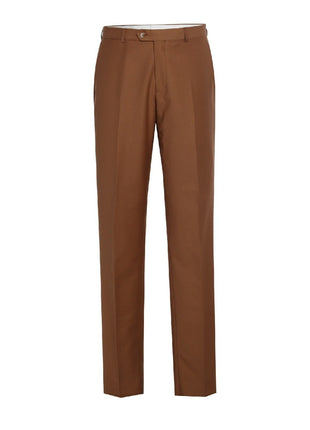 Men's Raphael Slim Fit Rust Two Button 2 Piece Formal Suit - The Suit Depot