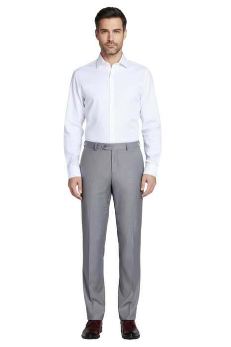 Shop Raphael Classic Fit Washable Gray Dress Pants
