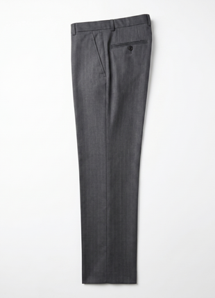 Cerruti 1881 Mens Gray Pinstripe Half-Canvassed Notch Lapel Classic Fit 3-Button Wool Suit - 40L