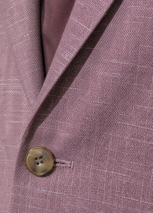 Michael Kors Mauve Crosshatch Classic Fit Notch Lapel Stretch 2-Button Sport Coat 42R