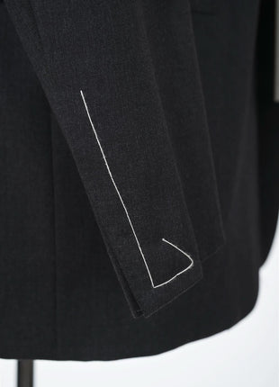 Canali 1934 Mens Charcoal Grey 46L Drop 7 100% Wool 2 Piece Suit