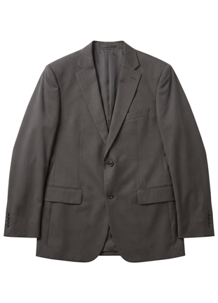 Designer Suit 299  Gray Wool Slim Fit  Notch Lapel 2-Piece Suit - The Suit Depot