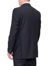 Thumbnail for Creativo Slim Fit Solid Black Two Button Suit Jacket Blazer