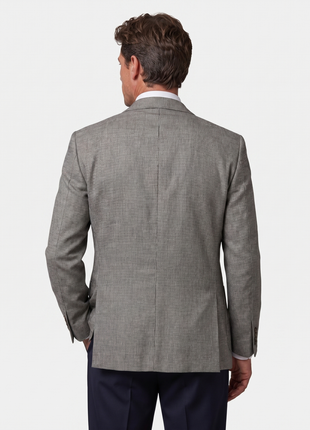 Gaubello Tan Blue Micro Houndstooth Classic Fit Wool Cashmere 2-Button Sport Coat 40R