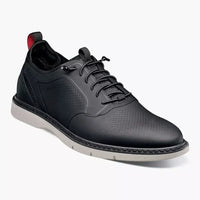 Thumbnail for Stacy Adams Synchro Mens Black Leather Lace Up Sneakers Casual Shoes