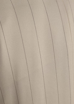 Sartoria Partenopea Men's Cream Striped Cashmere Silk Blend Sportcoat 42R