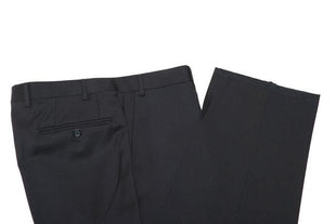 Canali 1934 Mens Solid Black 42L Drop 7 Modern Fit 100% Wool 2 Piece Suit