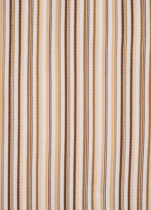 Steven Land Mens Brown Striped 100% Cotton French Cuff Spread Collar Dress Shirt