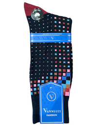 Thumbnail for Vannucci Courture Men's Dress Socks 2824