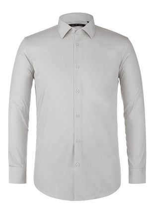 Men's Classic Fit Long Sleeve Spread Collar Dress Shirt