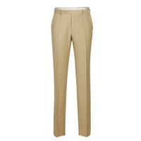 Thumbnail for Men's Regular Fit Flat Front Wool Suit Pant