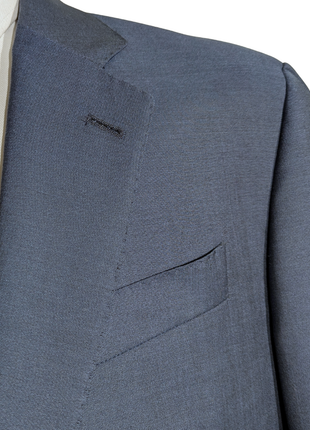 Emporio Armani G-Line Blue Notch Lapel Slim Fit 2 Button Wool Suit 42R