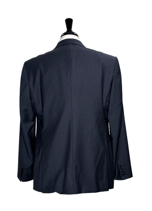 Armani Collezioni Charcoal Gray Pinstripe Two-Button Notch Lapel Wool Suit 46R