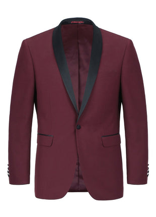Men's Slim Fit 2-Piece Shawl Lapel Tuxedo Suit