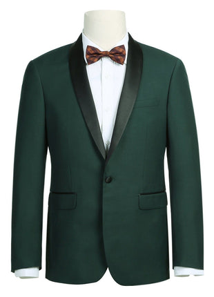 Men's Slim Fit 2-Piece Shawl Lapel Tuxedo Suit