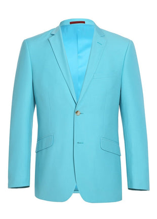 Men's 2-Piece Slim Fit Single Breasted Notch Lapel Suit