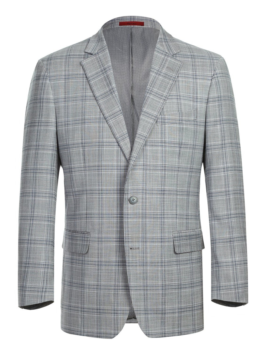 Men's Classic Fit Checked Suits