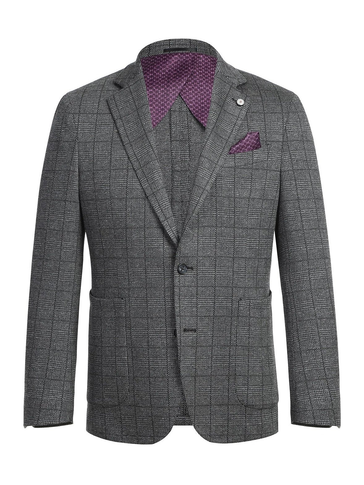 Blazer de media lona para hombre