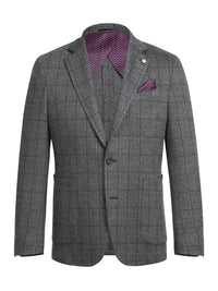 Thumbnail for Men's Half Canvas Blazer