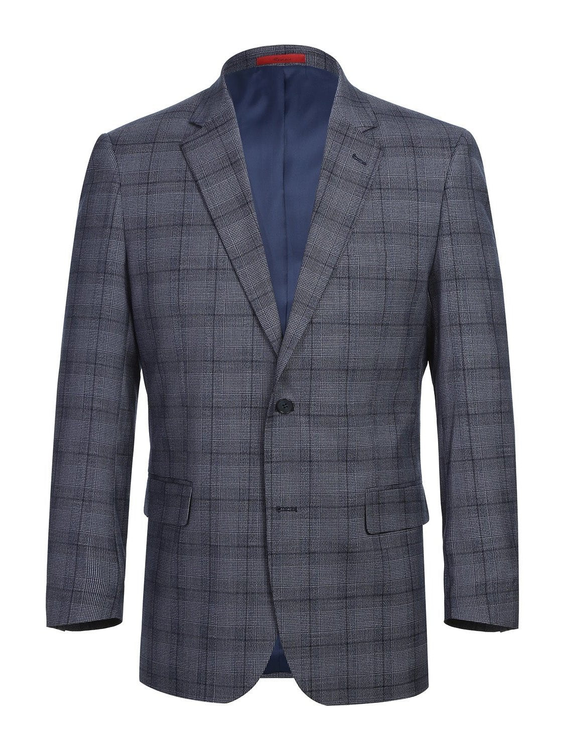 Men's Classic Fit Checked Suits