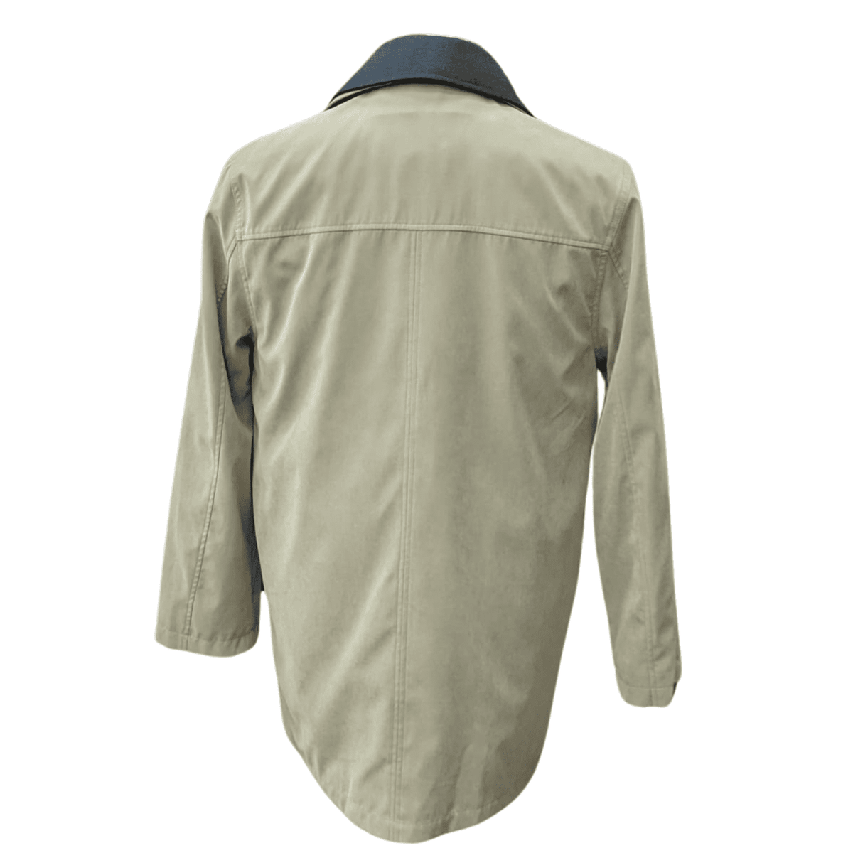 Men&#39;s Water-Proof Iconic Taupe Raincoat Jacket With Removable Liner