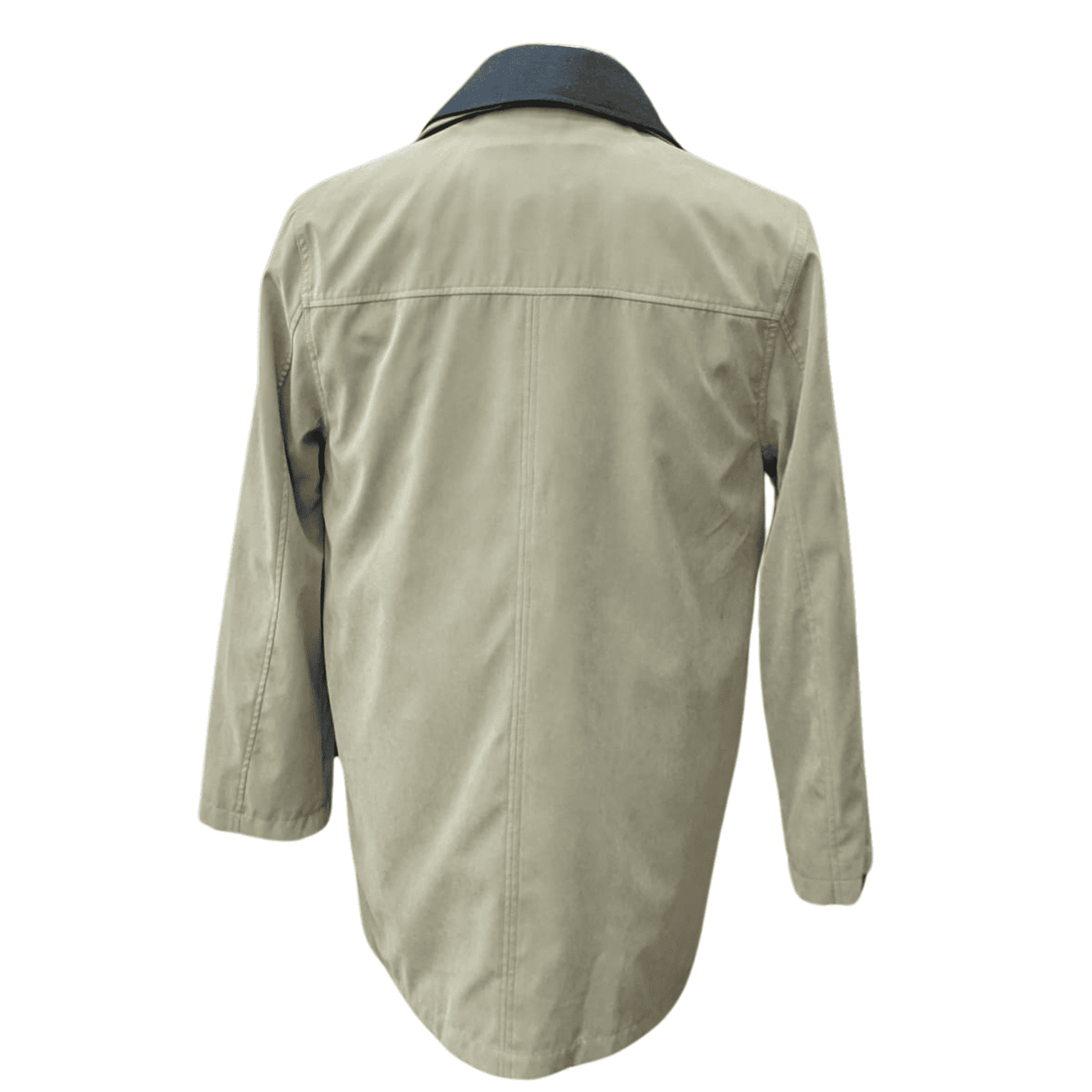 Men's Water-Proof Iconic Taupe Raincoat Jacket With Removable Liner