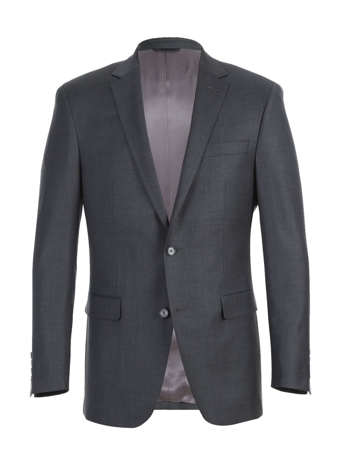 Men's Gray Half-Canvas Suit