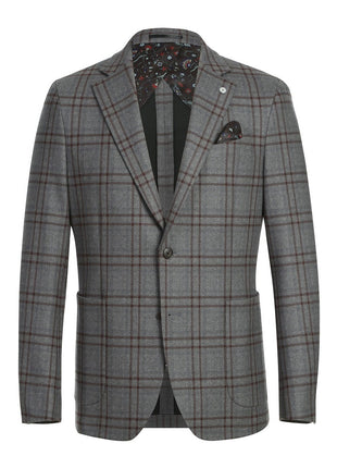 Men's Half Canvas Blazer