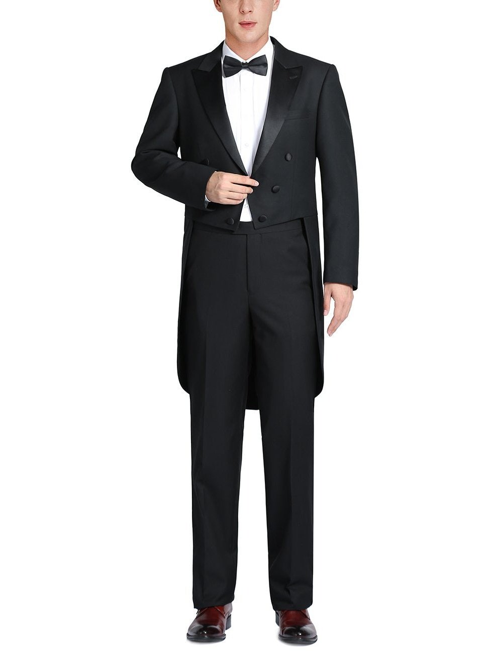 Men&#39;s Classic Fit Peak Lapel Full Dress Tuxedo