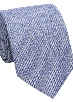 Letteriello Cadet Blue Woven Grenadine Silk Neck Tie