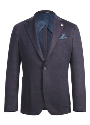 Men's Half Canvas Blazer