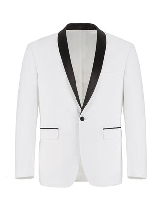 Men's Slim Fit 2-Piece Shawl Lapel Tuxedo Suit
