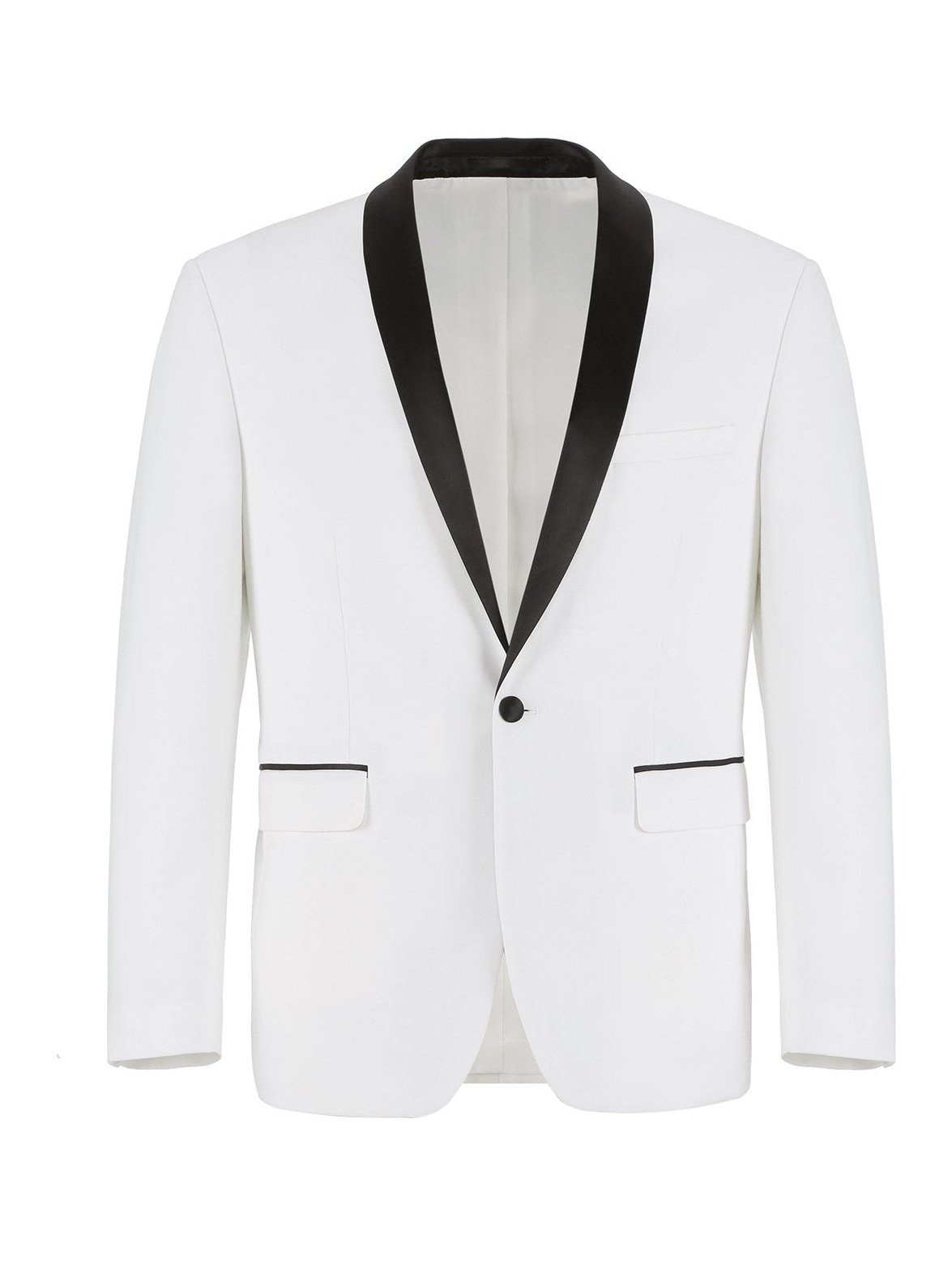 Men's Slim Fit 2-Piece Shawl Lapel Tuxedo Suit