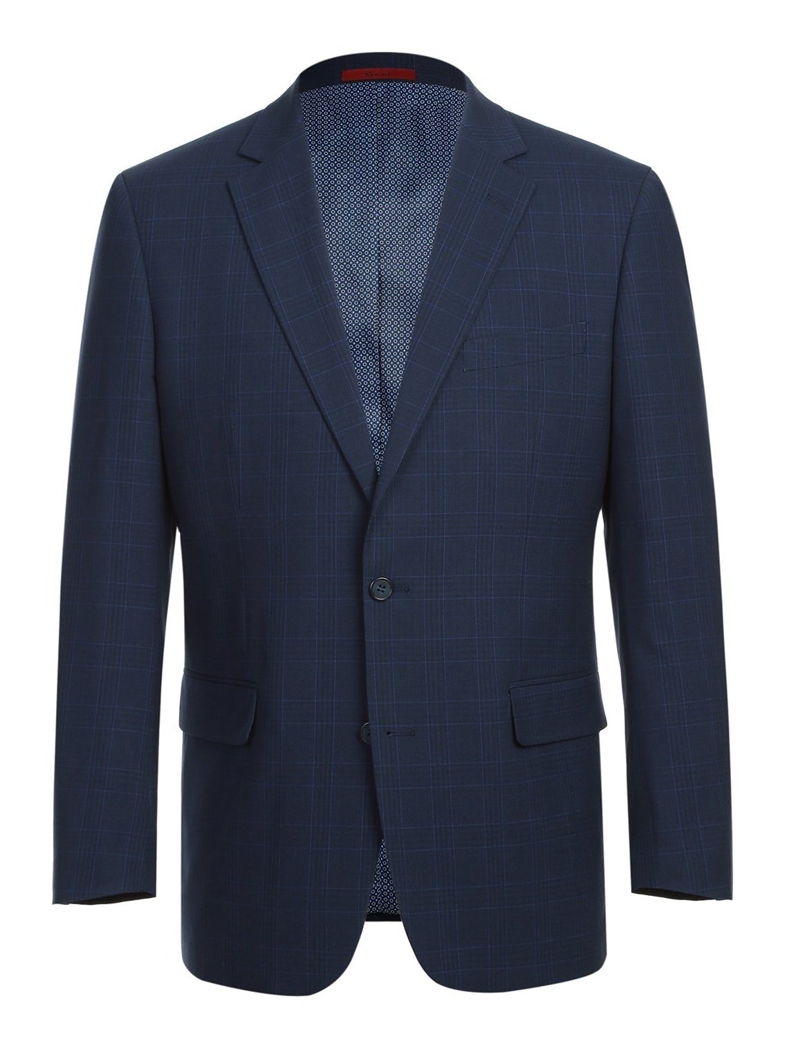 Men's Classic Fit Checked Suits