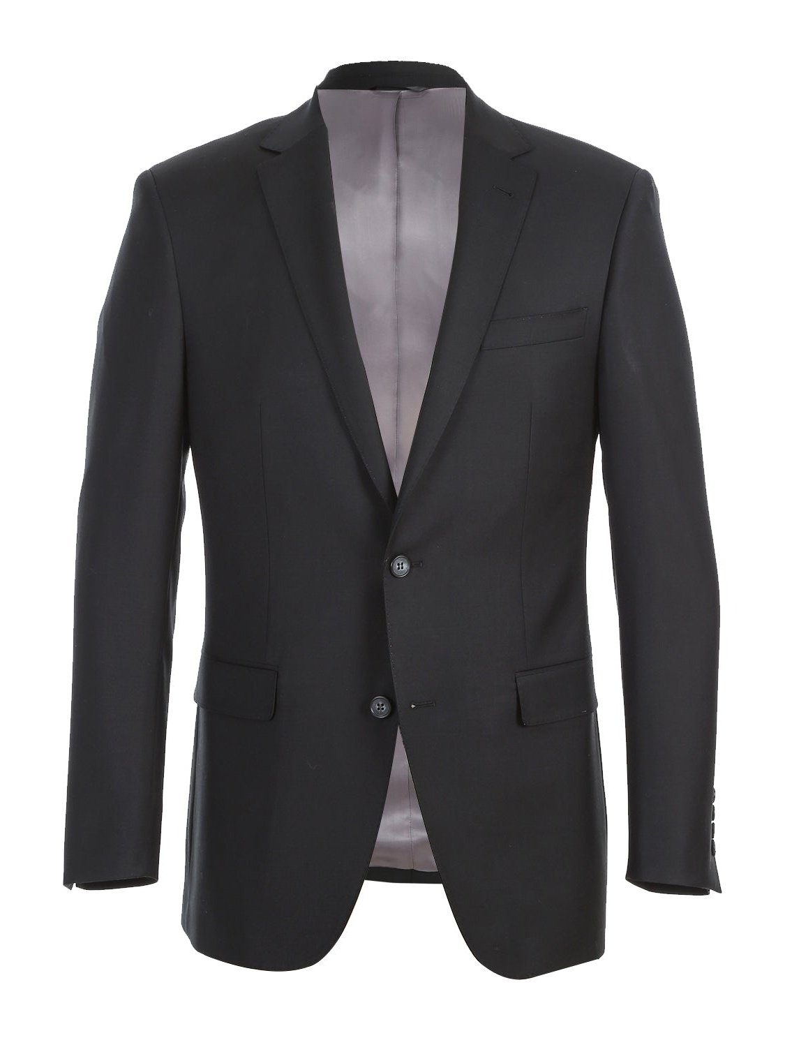 Rivelino Men's Single Breasted Two Button Half-Canvas Suit