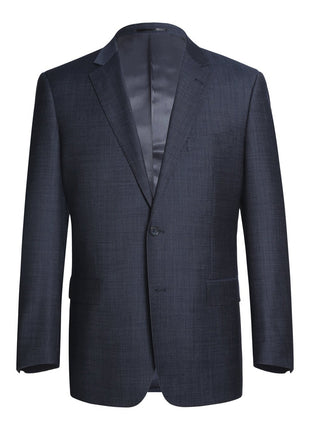 Men's Two Piece Classic Fit Wool Blend Suit